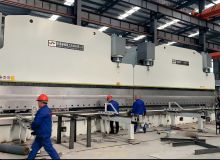 双机联动路灯杆折弯机7.5-15米